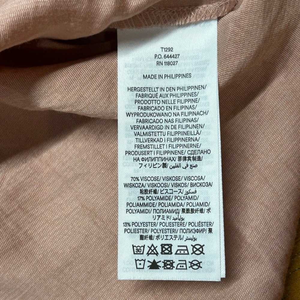 Boden US 6 Longerline Cami NWT Pink Coral Sateen Camisole T1292 - Picture 9 of 11